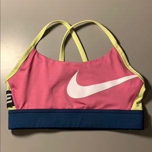 size small high support nike sports bra